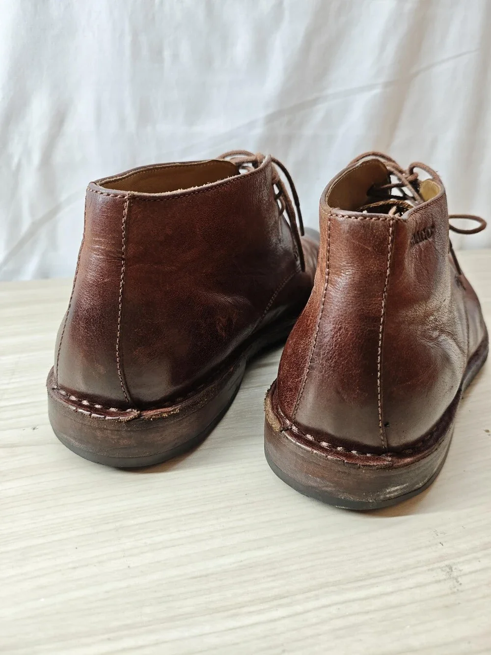 Sebago Shoes Mens Size 9.5D Leather Chukka Boots Lace Up Casual Goodyear Welt